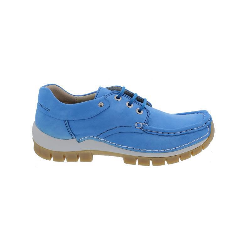 Wolky Fly, Timber Nubuck, Sky-Blue, Halbschuh 0470110-815 Blau Gr. 38