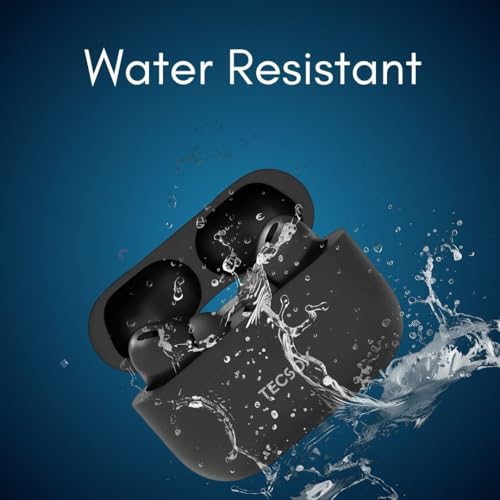 Tecsox TecPod Pro Wireless Earbuds, Matte Black - Image 5