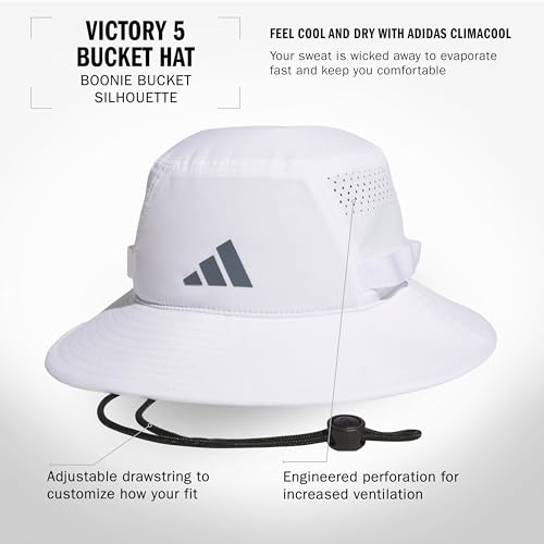 Image of adidas Men's Victory Bucket Hat - Outdoor Sun Boonie for Hiking and Fishing