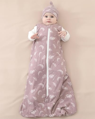 Image of Owlivia Rayon from Bamboo Baby Sleep Sack, Unisex Toddler Sleeping Bag, 1.0 TOG, Boy /Girl Wearable Blanket(3-24 Months)