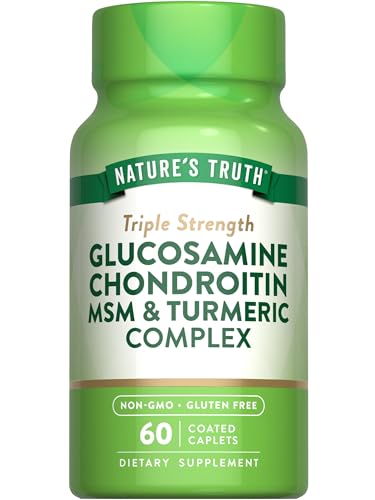 Vitamínicos, Nature's Truth TS Glucosamine Chondroitin MSM Complex 60 Caplets