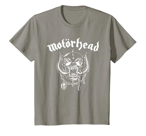 Image of Motörhead Flat Warpig Slate T-Shirt, Youth, Slate Grey, Large
