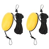【Conception pratique】 La corde d'ancrage dérive présente un design flottant pratique qui maintient les accessoires essentiels à flot s'ils tombent dans l'eau. Cette solution innovante empêche l'équipement vital de se perdre pendant le kayak, en vous de récupérer facilement vos articles, en améliorant votre expérience globale d'activité de l'eau.