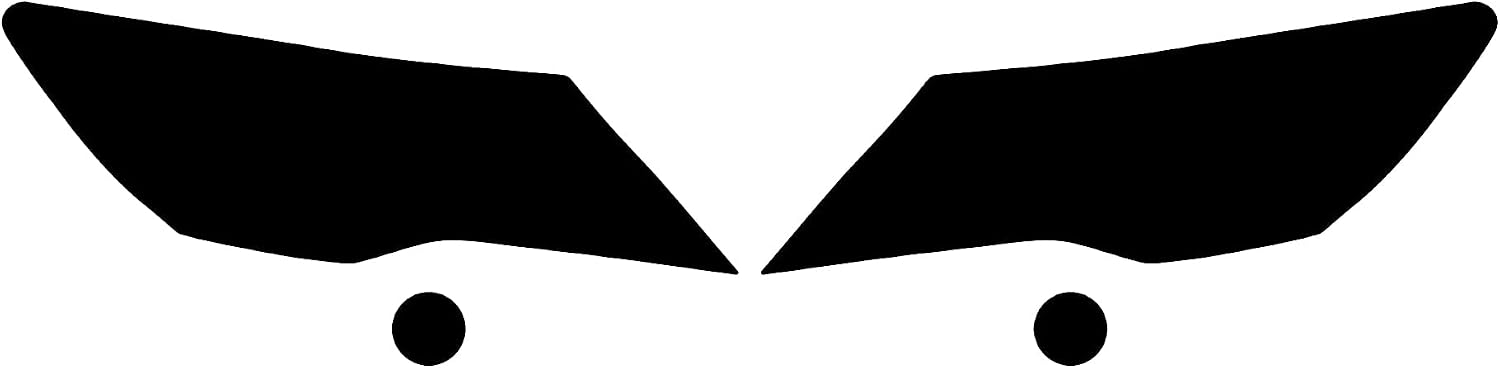 Rvinyl Headlight Pre Cut Film Cover Kit in Smoke Compatible with Nissan Pathfinder 2017-2020 - Adhesive Backs
