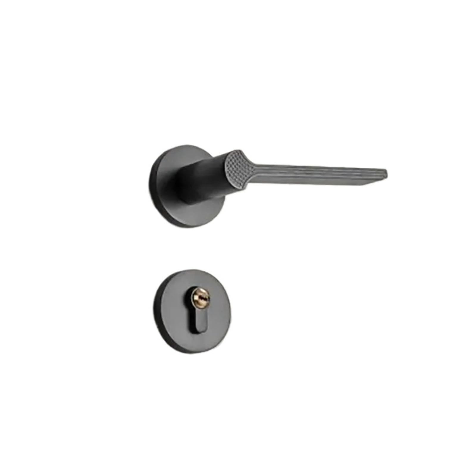 OPTEPYOE Silent Lock Bedroom Door Handle Hardware Accessories(Copper Color)
