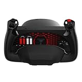 【国内正規品】Honeycomb Aeronautical ALPHA FLIGHT CONTROLS YOKE & SWITCH PANEL ハニカム エアロノーティカル アルファ フライト コントロール ヨーク & スイッチパネル スイッチパネル一体型の便利なフライトヨークシステム、リアルな180°回転角、13ボタン、9スイッチ、5接点イグニッションスイッチ、クランプなしでも設置できるデュアルマウンティングシステム採用 SB003011