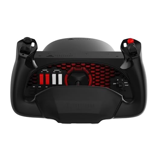 Honeycomb Aeronautical Alpha Flight Controls Yoke & Switch Panel in Luftfahrt-Qualität für Flug-Simulatoren | Universelles Steuerungssystem für Simmer, Flugschüler und Piloten | Flugsimulator für PC