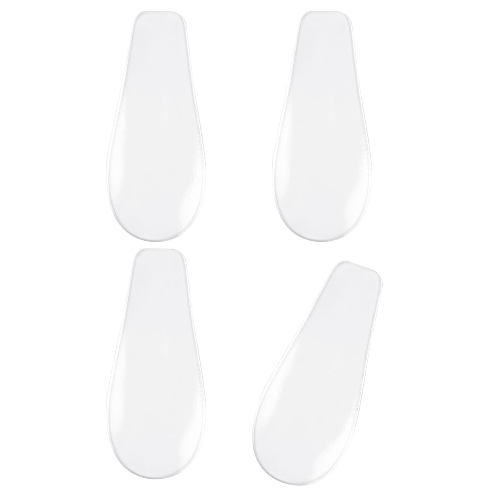 QIAOLIDA 4Pairs Adhesive Gel Ankle Pad for Skiing Snowboarding Breathable Polyester Ankle Protectors Sleeve for Injury