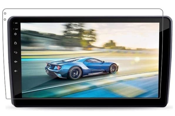 TODO DEALS (2 PACK) Car Accessories Navigation or Music System (Stereo) Touch Screen Guard For AFTER MARKET ANDROID 9 INCH (Company Fitted Infotainment System) - Transparent (Glossy Finish)