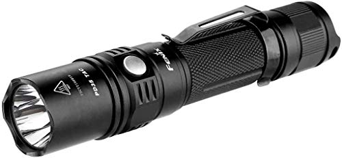 Fenix PD35 TAC 1000 Lumen CREE XP-L LED Tactical Flashlight with Two EdisonBright CR123A Lithium Batteries