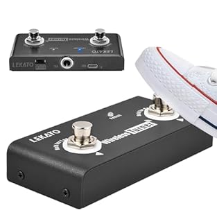 ✨Free Your Hands : Using the external pedal for loop station switching no need switch of the loop with you hand. Let you enjoy your own fun.It can be also used to tune the page of music score simply stepping on the pedal while playing. ✨Durable & Sta...