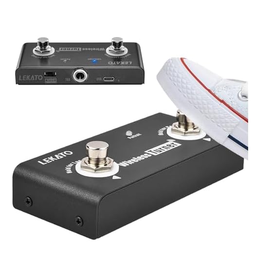 LEKATO Pedal de bucle con control de bucles múltiples y smartphones tabletas con sistema Andriod libera tu mano