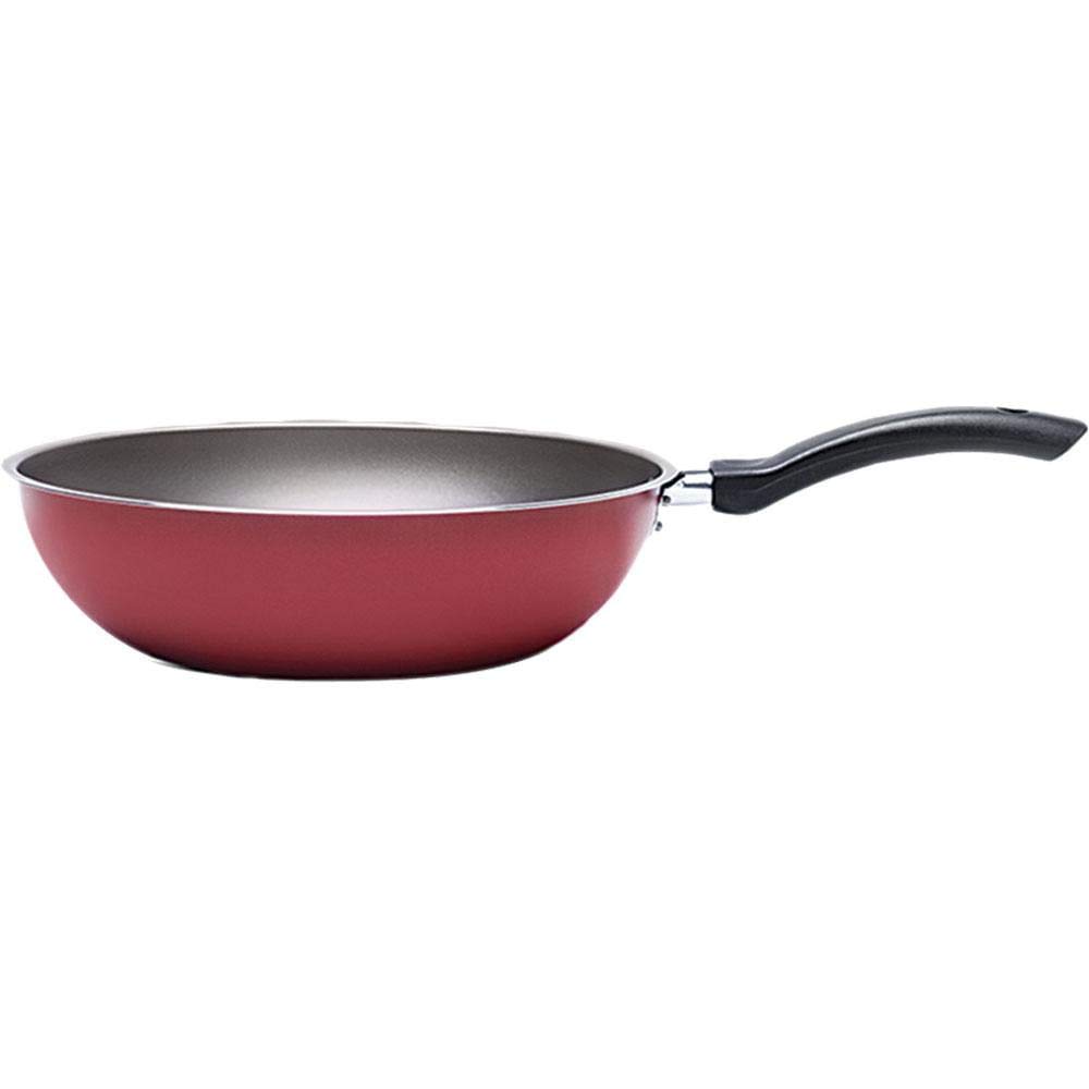 Brinox - Panela Frigideira 3l Wok Antiaderente 26cm Ruby - Vermelha