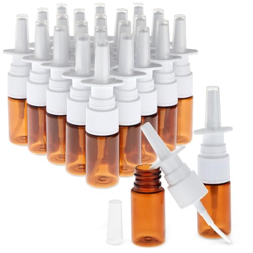 Vaporisateurs nasaux vides lot de 24 flacons sprays réutilisables pour liquide