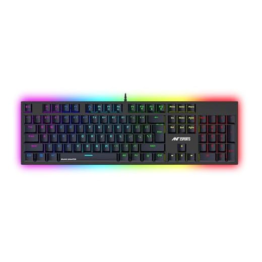 Ant Esports MK3400W V2 Mechanical Pro World of Warship Edition Wired RGB Gaming Keyboard with Blue Switches