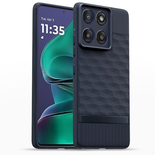 Image of Shockproof Case for Motorola Edge 60 Stylus 5G | Full Camera Protection | TPU Flexible Back Cover for Motorola Edge 60 Stylus 5G (Steel Blue)