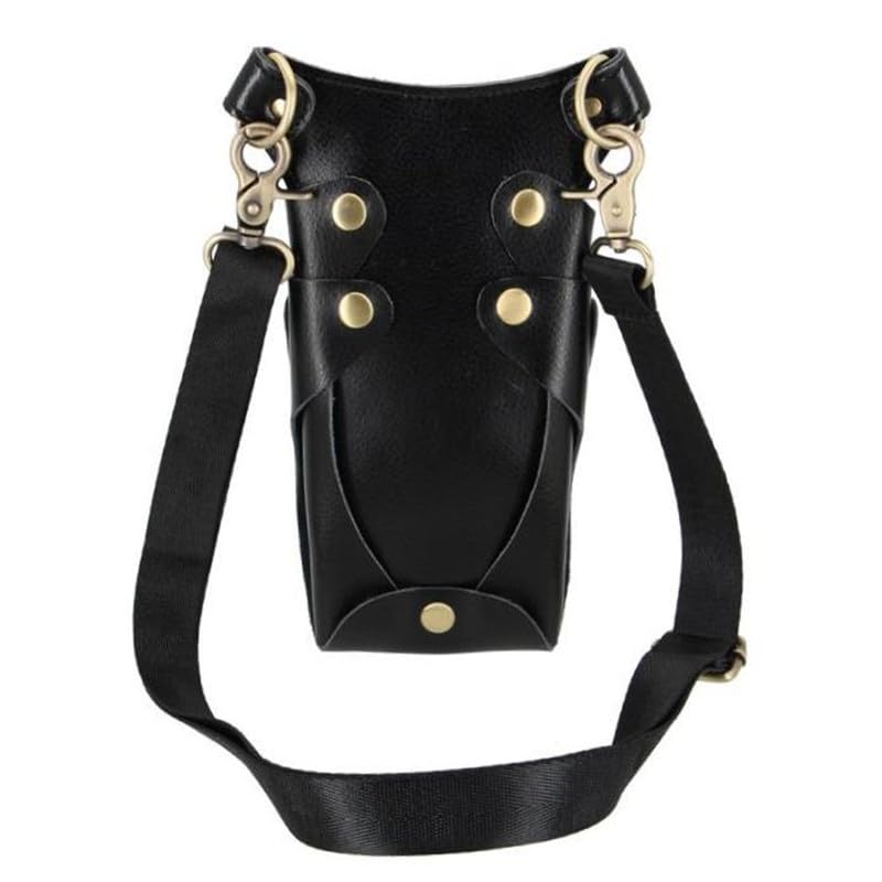 Friseurtasche Werkzeugtasche Rindsleder Schere Tasche Haar Schere Lagerung Halter Friseur Schere Halter Tasche Barber Salon Werkzeug Friseurtasche(Brown)