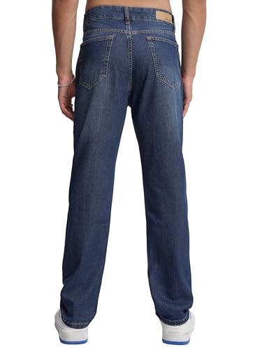 Image of Highlander Men's Straight Fit Jeans | Stretchable | Everyday Comfort & Style| Jeans for Man