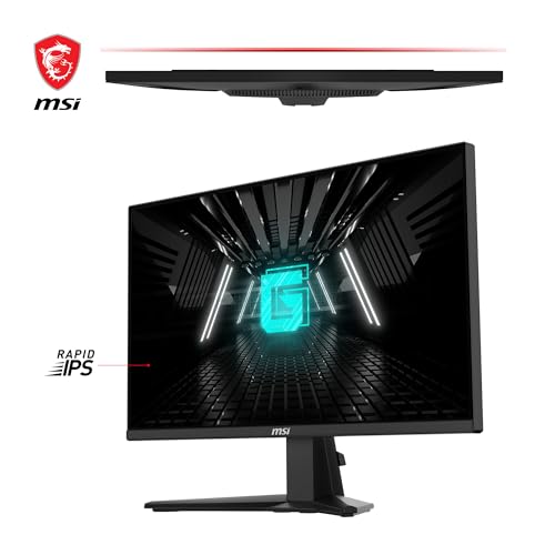 Monitor MSI G255F 25" FHD 180Hz, HDMI/DP, 1ms, Altavoz, Negro