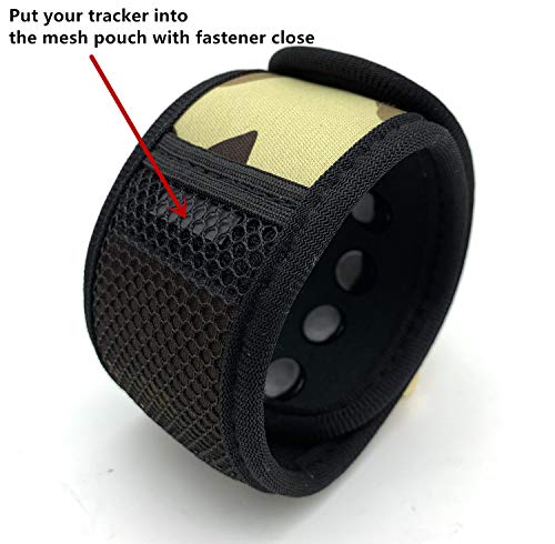 Wanty調節可能アーム&アンクルボタンリストバンドストラップ メッシュポーチ付き Fitbit ONE/Flex 2 / Alta/Alta HR/Zip/Charge 2 / Garmin Vivofit / 2/3/ 4/ JR フィットネストラッカーリストバンド ホワイト