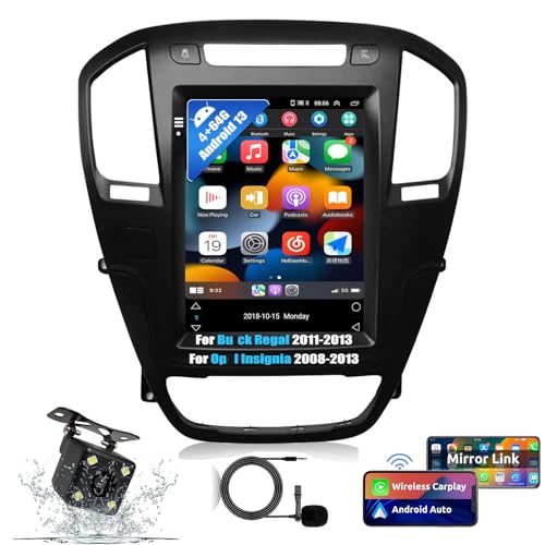 Radio de coche 2DIN con CarPlay y WiFi 5G para Buick Regal u Opel Insignia