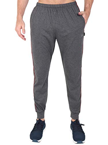 Image of Zeffit Men's Pc Cotton Ankle Grip Track Pant