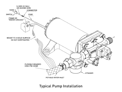 PENTAIR SHURFLO 4158-153-E75 Aqua King II Premium Fresh Water Pump 5.0 by SHURFLO - Image 4