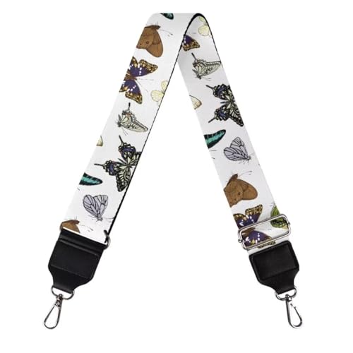 Image of Coldinair Vintage Butterfly Purse Strap Replacement Crossbody Handbag Straps Wide Wide Strap for Crossbody Bag