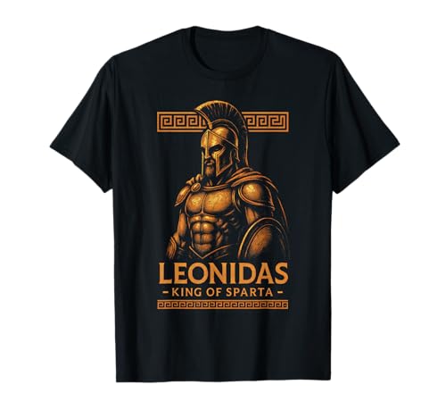 Leonidas Rey de Esparta Guerrero Entusiasta de la Historia Camiseta