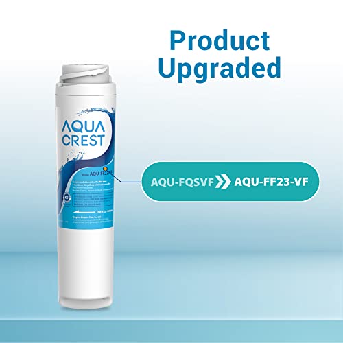 Aquacrest Fqsvf Under Sink Water Filter, Replacement For Ge Fqsvf, Fqsvn, Fqslf, Gxsv65R, Nsf 42 Certified (2 Pack), Model No.aqu-Ff23-Vf, Package May Vary #TOP1