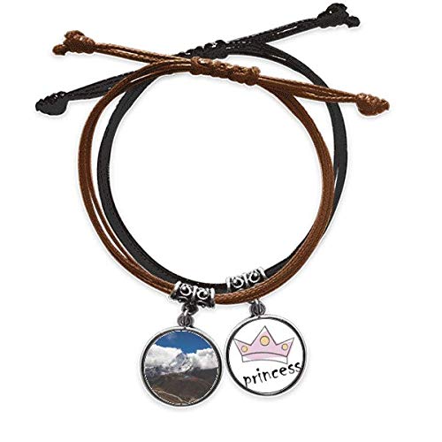 Pulsera de ciencias forestales para amantes de la naturaleza y el paisaje de cielo azul