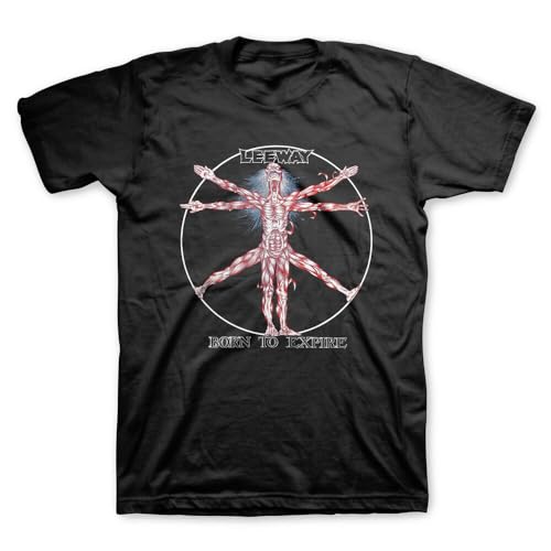 TANUVJXK Leeway Born to Expire T-Shirt Black L TANUVJXK Leeway Born to Expire T-Shirt Black L