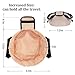 Valentines Day Gifts for Women,Barrel Drawstring Makeup Bag,Large Travel Makeup Bag,Portable Cosmetic Bag Travel Bags Toiletry Bags for Travel Toiletries Accessories Essentials(Khaki)