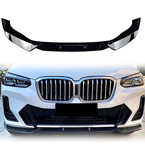 Lèvre de becquet avant BMW X4 G02 style sportif pour les trajets du quotidien