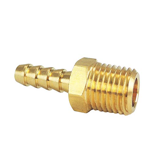 Nigo Industrial Co. Brass Hose Fitting, Adapter (1/4