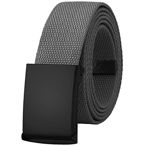 Image of Falari Canvas Web Belt Fully Adjustable Cut to Fit Golf Belt Flip Top Buckle
