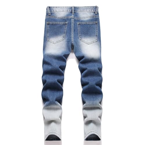 Boy's Skinny Jeans Straight Leg Ripped Distressed Fashion Stretchy Slim Fit Casual Comfy Denim Pants with Pockets2
