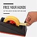 Lichamp 2 Pack Desktop Tape Dispenser Holder with Large 3 Inch Core for Masking, Heat Transfer Sublimation, Painters, Freezer and Kitchen Tapes, 0228BK