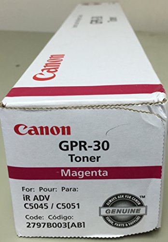 Canon GPR-30M 2797B003 ImageRunner Advance C5045 C5051 C5250 C5255 Toner Cartridge (Magenta) in Retail Packaging