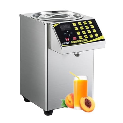 LYDZUSDP Automatic Fructose Dispenser,Large Capacity Commercial Syrup Dispenser,High Precision and Efficiency Fructose Quantitative Machine(Stainlesssteel)