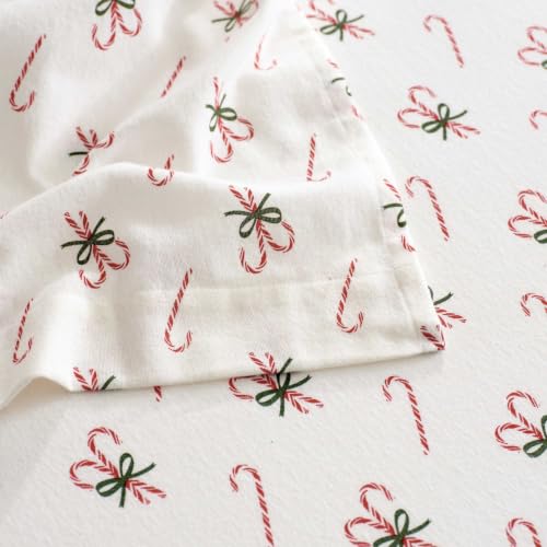 Image of Martha Stewart - Holiday King Cotton Flannel Sheet Set with Pillowcases