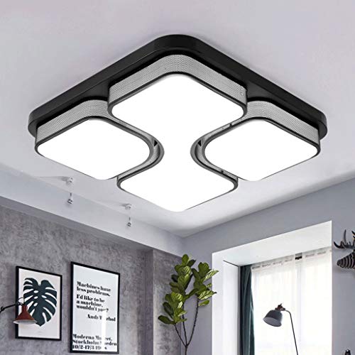 XYZMDJ Plafonnier encastrable à LED, plafonnier pour Salle de Bain, Salle à Manger, Couloir (Size : 86 * 86cm) - Image 3