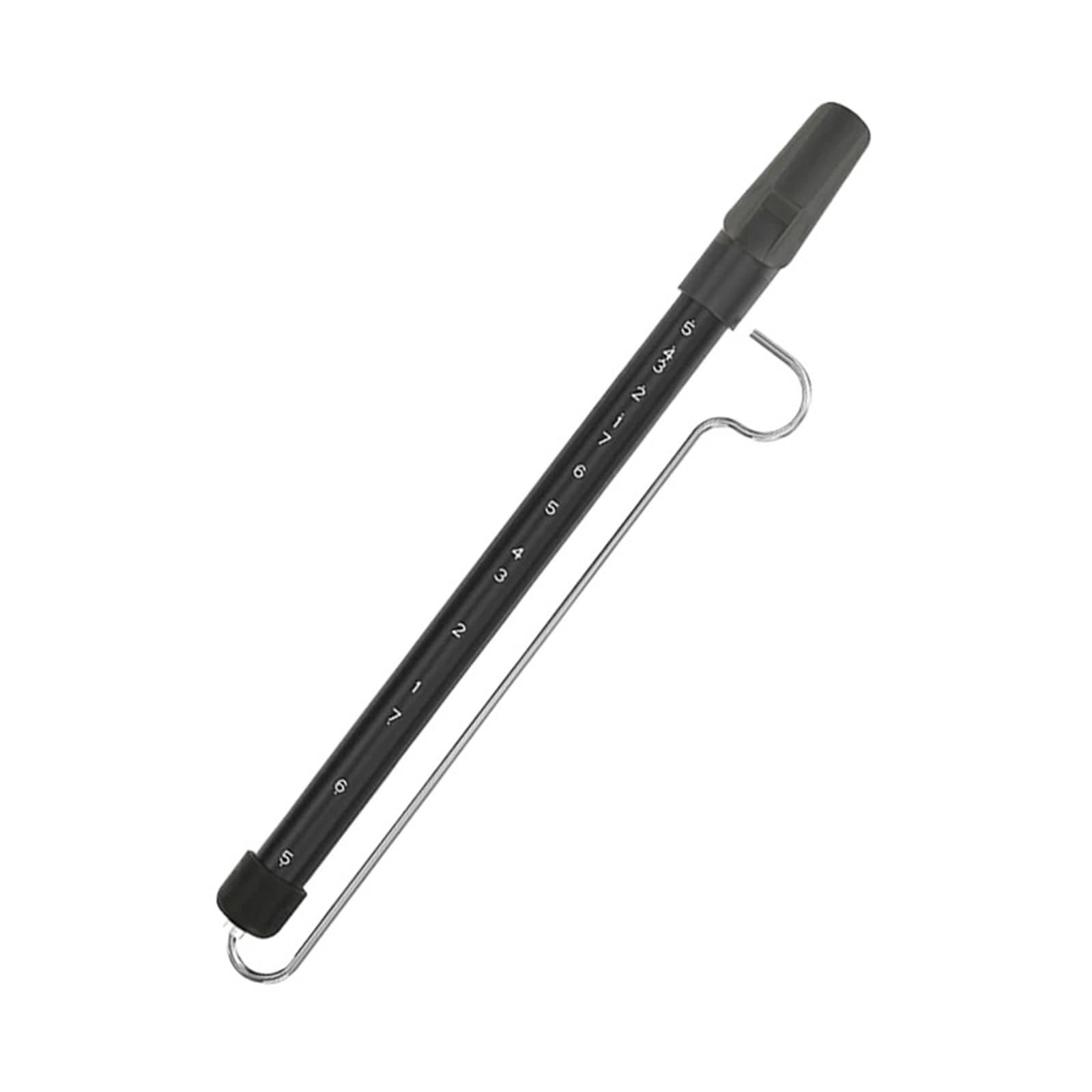 Flauto A Pistone Strumento musicale con fischio scorrevole in metallo a passo regolabile for giochi for genitori Bomboniere for allenamento muscolare orale Strumento Educazione Musicale(Black)