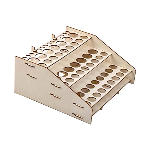 Plateau de rangement module à bouteilles et support pinceaux bois - 2