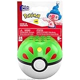 MEGA Pokemon Mime Jr. Building Set with 24 Compatible Bricks and Pieces and Poke Ball, Toy Gift Set for Ages 6 and up