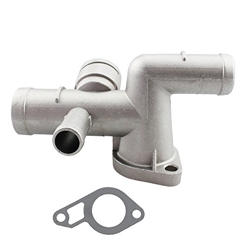 Aluminium Alloy Engine Cooling Coolant Hose Connector Pipe for Jetta Golf MK4 Bettle A3 S3 TT Seat Leon Ibiza 1.8T 06A121133J