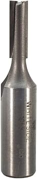 Whiteside 1058 Straight Router Bit 1/4 Inch Cutting Diameter, 1/2 Inch Shank, 3/4 Inch Cutting Length