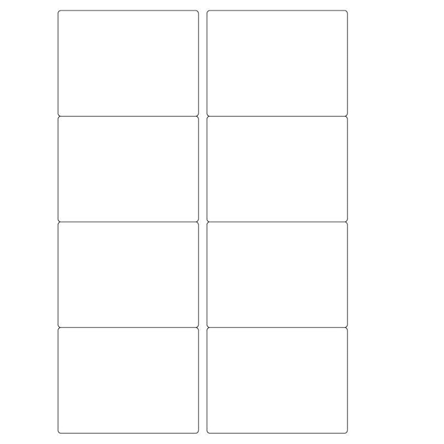 200 x 8 Labels per sheetA4 White Self Adhesive Address Shipping Mailing Labels, Sticky Back Printing Sticker, Laser/Inkjet Printers and Copier Size 105mm x74.25mm