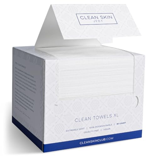 LOPHE Toallas Desechables Faciales, 50 Piezas Toallitas Desmaquillantes, Toalla Limpieza de Uso Húmedo y Seco, Biodegradables Toallitas para Limpieza Facial, Toalla Cara para la Piel Sensible Del