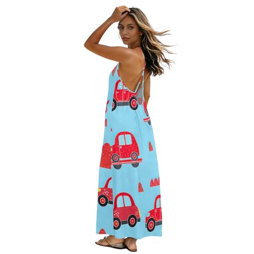 Robe longue dos nu avec bretelles spaghetti style plage